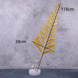 Palm Spear Stem, Dried, Gold, 118 x 38cm