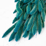 Dried Setaria Grass, Petrol Blue, 65cm Bunch