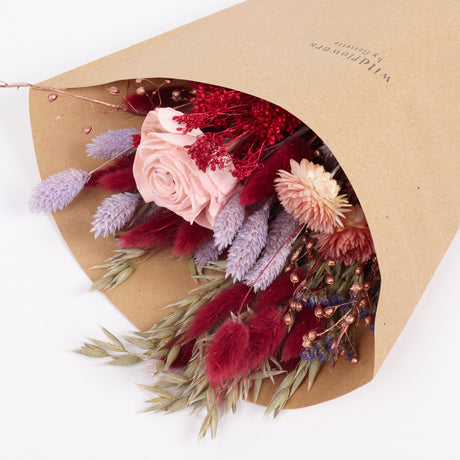 Bouquet, Wildflower Dried, Red Romance, Small