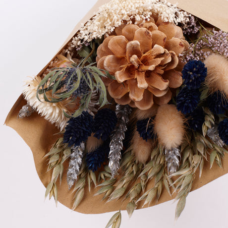 Bouquet, Wildflower Dried, Silver Frost, Small