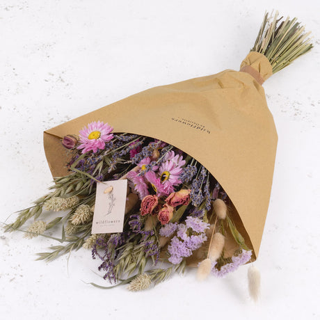 Bouquet, Wildflower Dried, Pink, Medium