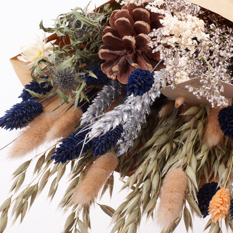 Bouquet, Wildflower Dried, Silver Frost, Medium