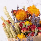 Wildflower Mixed Bunch Bucket, Orange