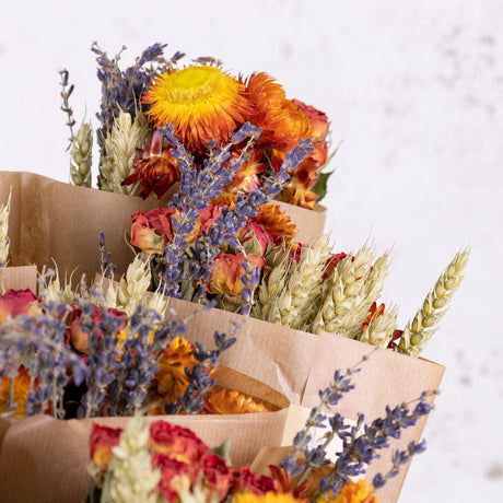 Wildflower Mixed Bunch Bucket, Orange