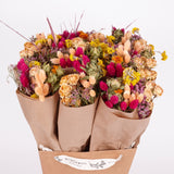Bucket, Wildflower Bunches, Dried, Summer Crush