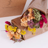 Bucket, Wildflower Bunches, Dried, Summer Crush