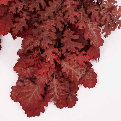 Oak Foliage, Preserved, Red, 150g Bunch