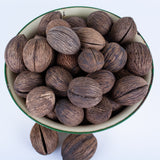 This image shows a bowl full of Mintolla balls set against a white background