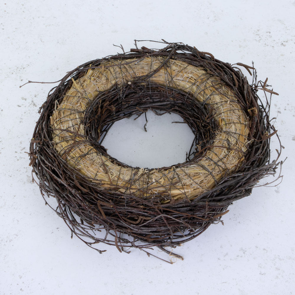 Twig Wreath, Natural, 35cm Diameter