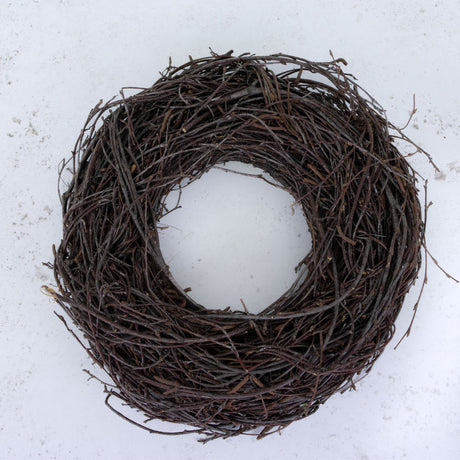 Twig Wreath, Natural, 35cm Diameter