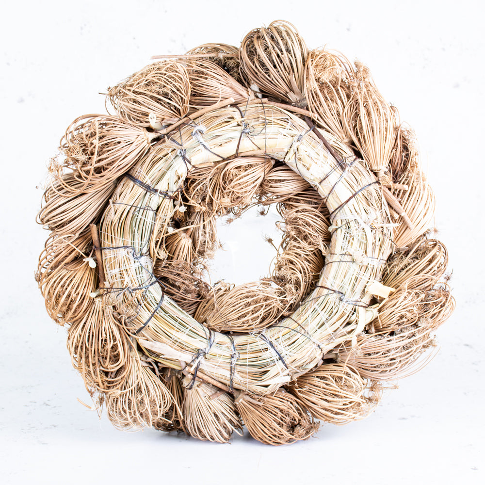 Dille Wreath, Natural, 40cm Diameter