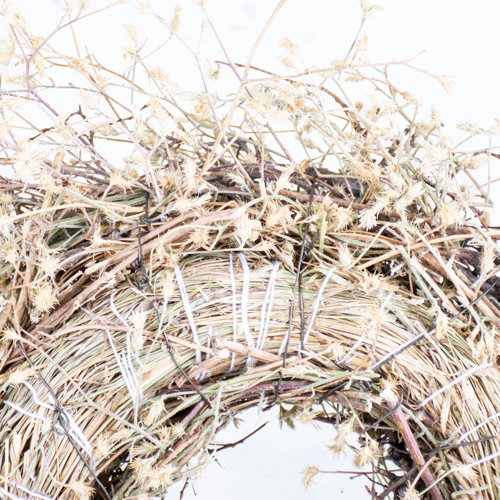 Rough Mountain Wreath, Natural Brown, 30cm Diameter