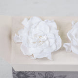 Gardenia Heads Preserved, White, Box x 3