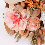 Peach Perfect, Dried and Silk Bouquet