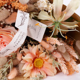 Peach Perfect, Dried and Silk Bouquet