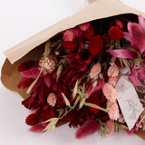 Red Allure, Dried and Silk Bouquet
