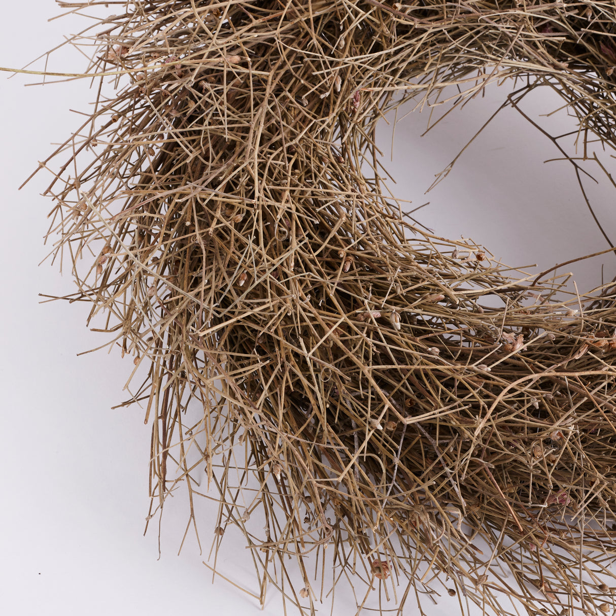 Wild Gypsophila Wreath, Dried, Natural, 40cm Diameter