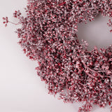 Exotica Wreath, Dark Red, 30cm Diameter