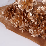 Pine cone on Pick, Gold, Bunch x 12