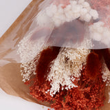 Fantasy Vertical, Dried & Bleached Bouquet, Terracotta, Medium