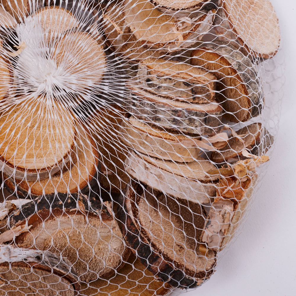 Silver Birch Slices, Natural, 2-6cm, bag x 250g