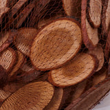Wood Slices, Natural, Ovals, bag x 500g