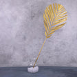 Palm Fan Stem, Gold, 118x38cm, Artificial