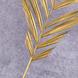 Palm Fan Stem, Gold, 118x38cm, Artificial