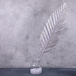 Palm Stem, Silver, 118x28cm, Artificial