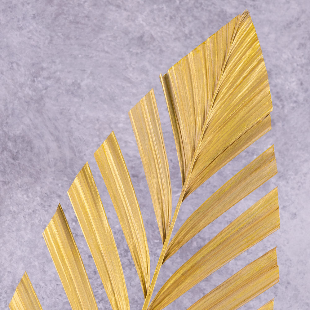 Palm Stem, Gold, 118x28cm, Artificial