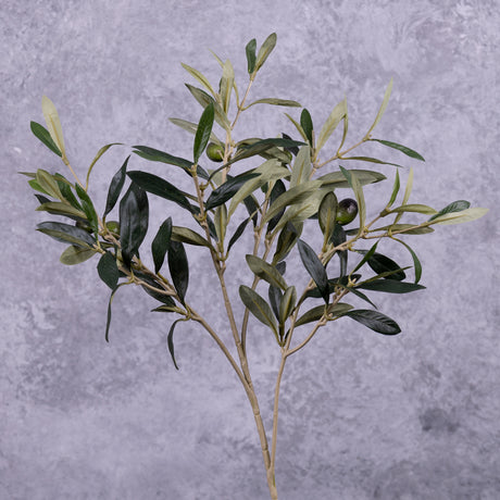 Olive Spray, With Olives, Artificial, 55cm