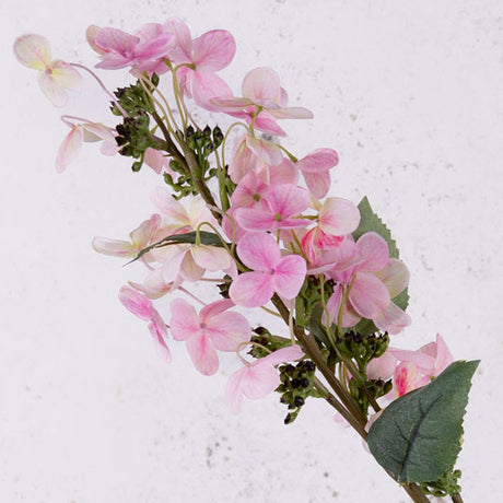Faux Hydrangea paniculata, Light Pink, 75cm