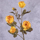 Rose Branch, Edith, Rich Marigold Yellow, 76cm, Faux