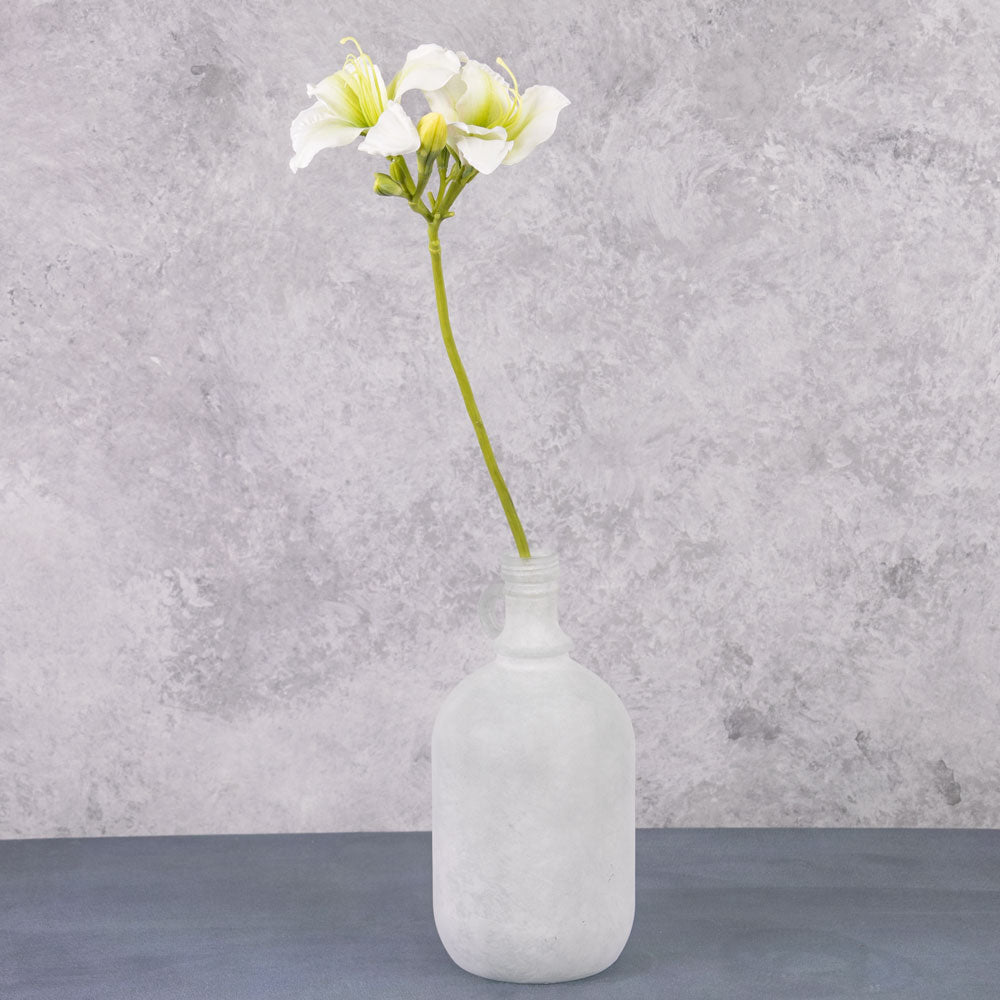 Day Lily, Garden Art, White, 65cm