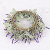 Faux Lavandula Wreath, 30cm