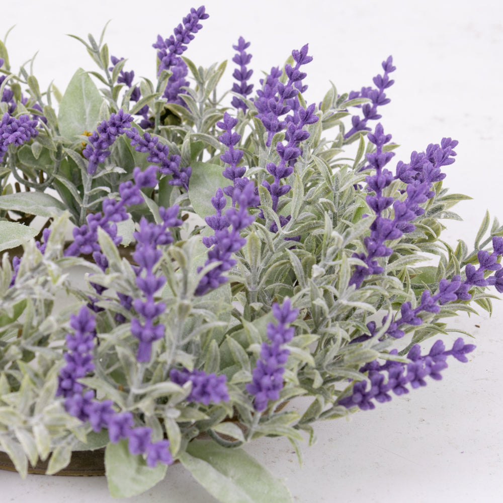 Faux Lavandula Wreath, 30cm