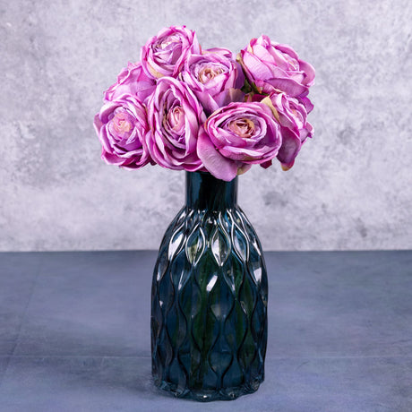 Tea Rose, Lavender, 12 Stem Faux Bunch