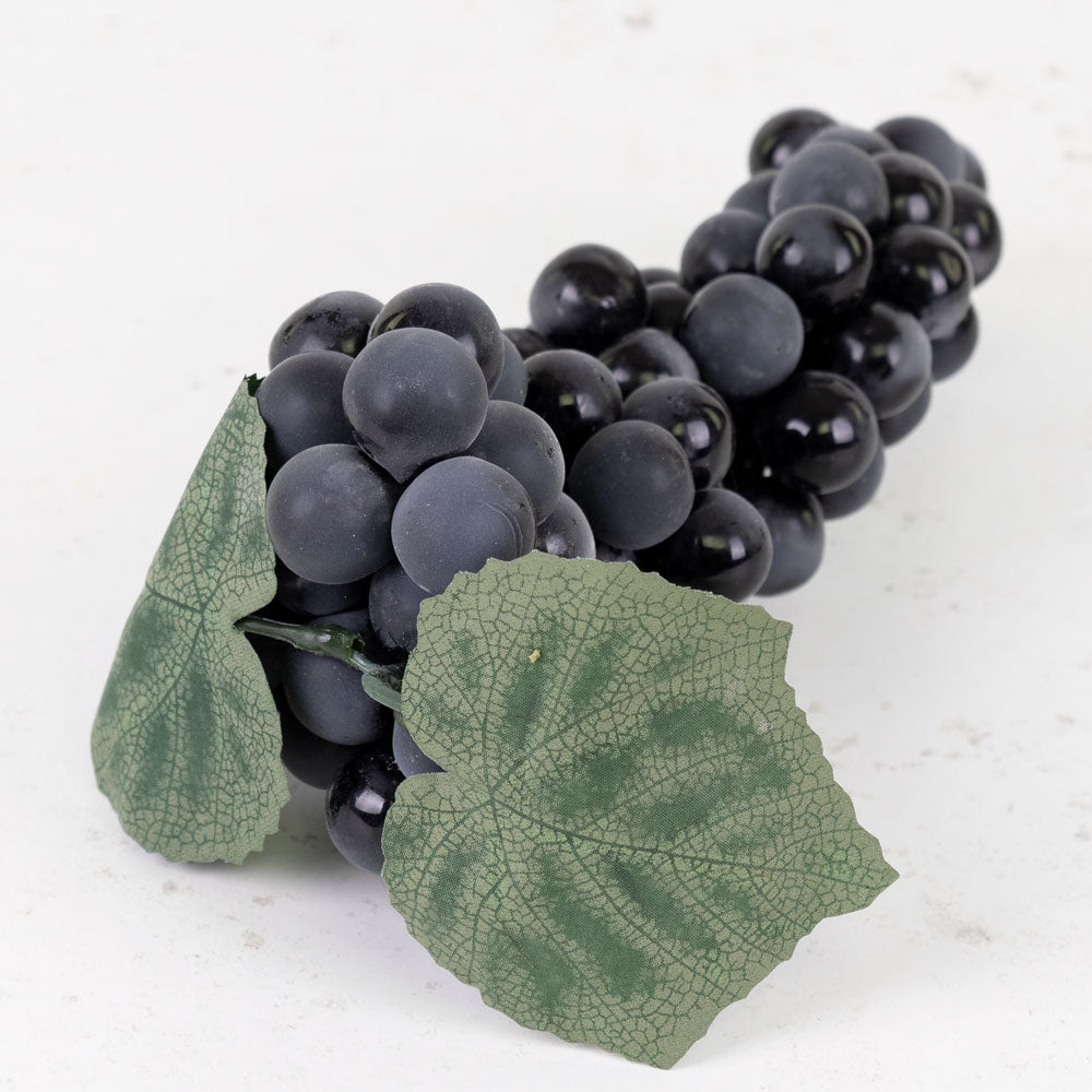 Grapes Bunch, Artificial, Black, 28cm