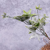 Ivy sprig, frosted, 28cm