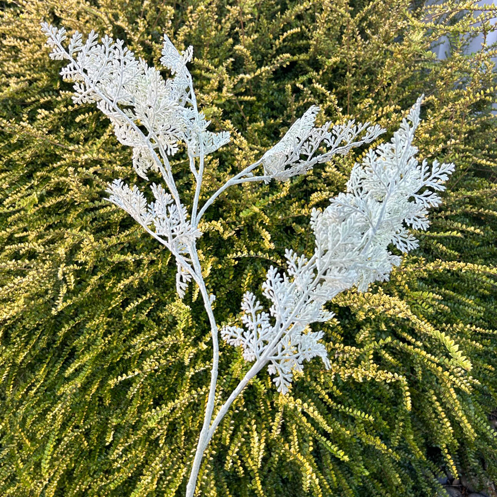 Artemisia, Grey/Silver, Flocked Stem, 100cm