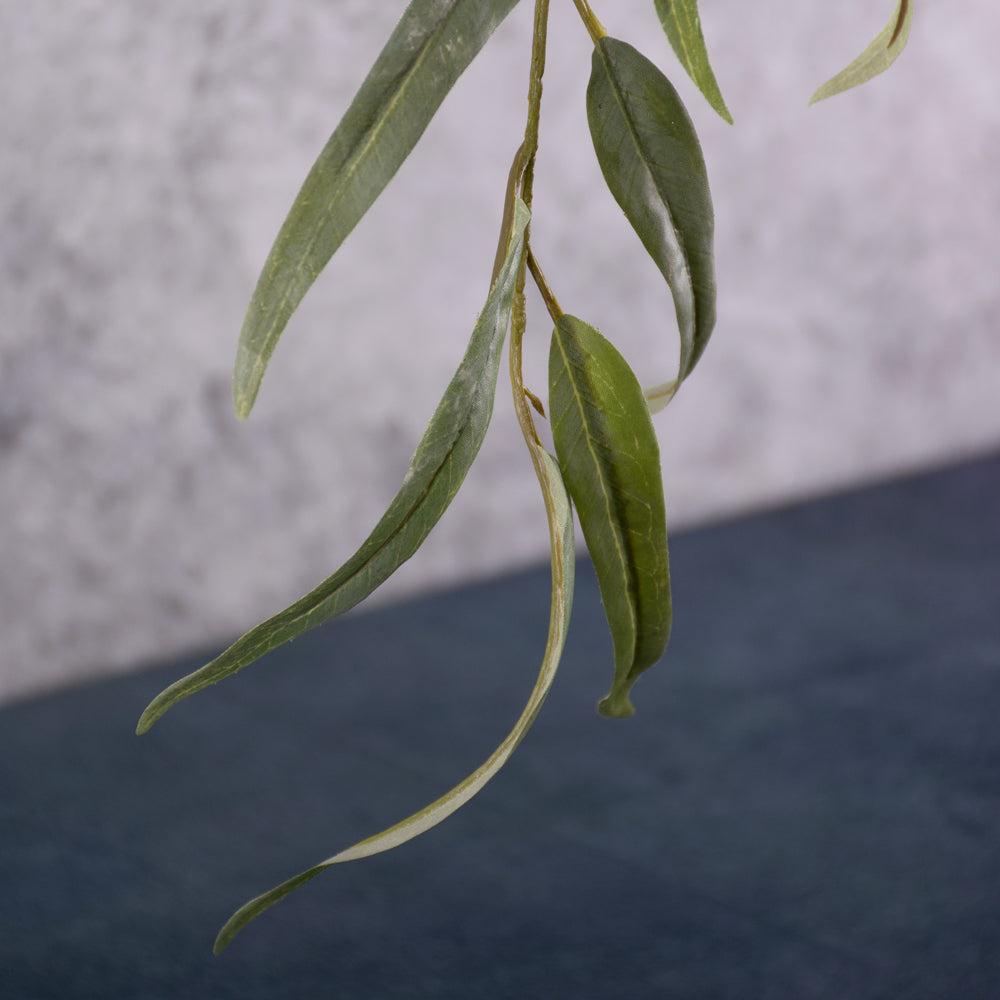 Faux Eucalyptus Branch, Green, 91cm