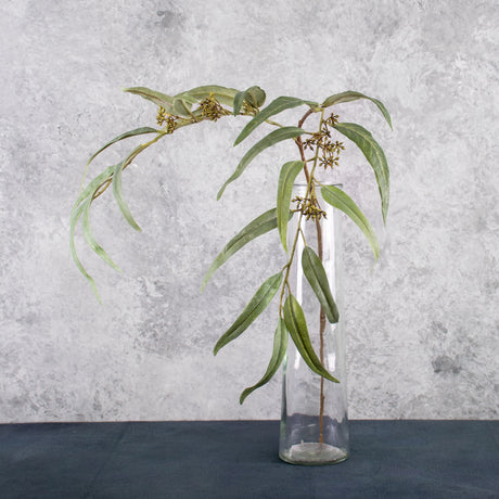 Faux Eucalyptus Branch, Green, 91cm