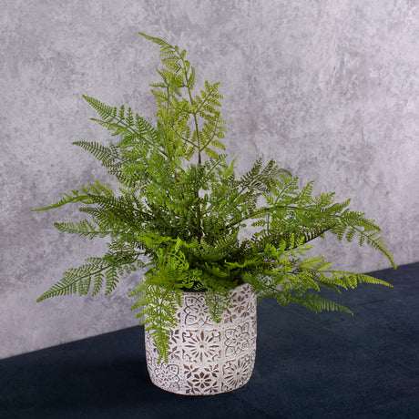 Artificial Fern - Wood Fern (Dryopteris), 40cm