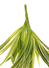 Spider Plant, Green and White Variegated Leaves, Artificial, H30cm