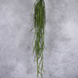 A single faux grass hanger in rich green, with lots of different length fronds