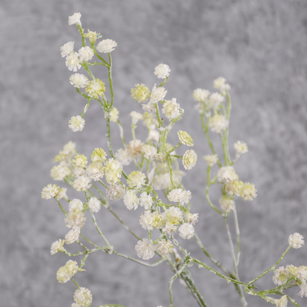 Gypsophila spray, Artificial, White, 67cm