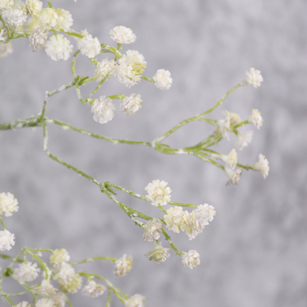 Gypsophila spray, Artificial, White, 67cm