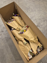Bouquet, Wildflower Dried, Summer Mix, Small - Box x 12