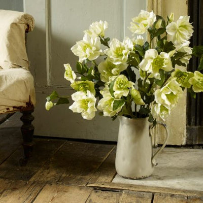 faux flowers in a vase