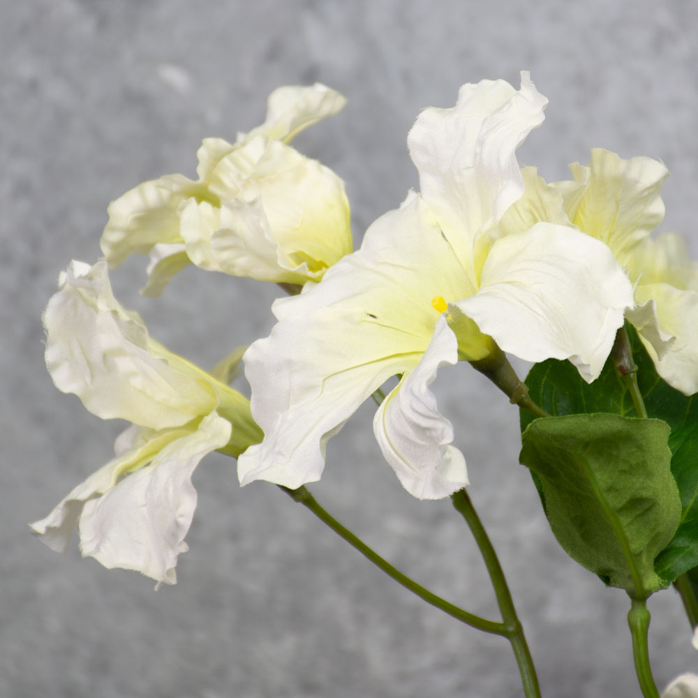 Petunia, White, Faux, 40cm